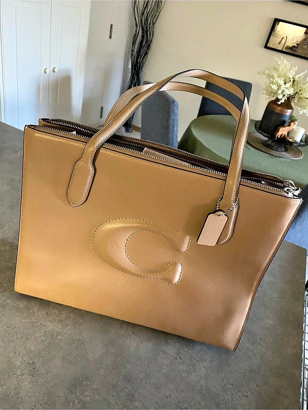 Coach “Nina” Brown Tote